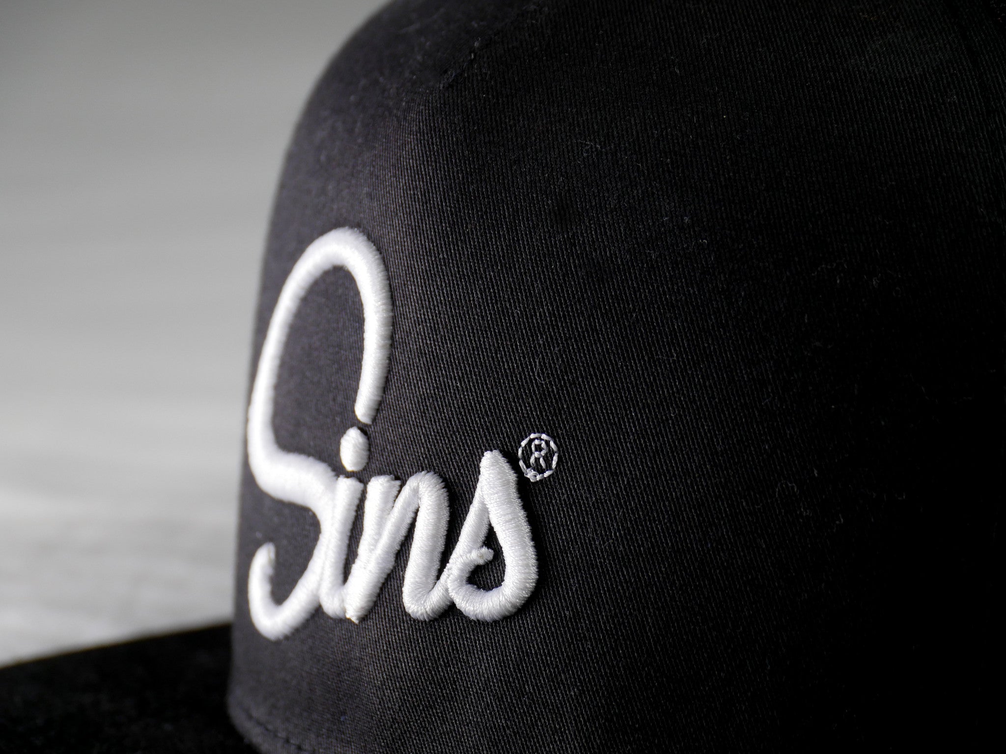 Sins Logo Hat Puff Embroidery by Johnny Sins and Kissa Sins