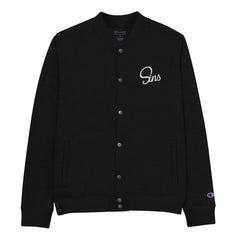 EMBROIDERED SINS BOMBER JACKET