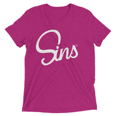 TRI-BLEND SINS LOGO T-SHIRT