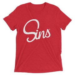 TRI-BLEND SINS LOGO T-SHIRT