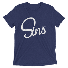 TRI-BLEND SINS LOGO T-SHIRT